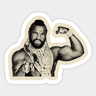 Mr T vintage Sticker